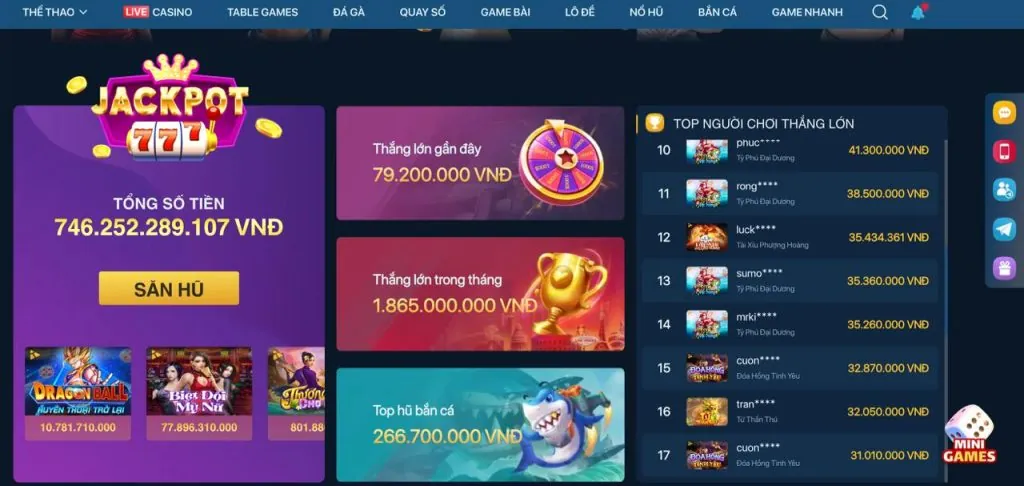 Hoàn trả thể thao và casino 89vin
